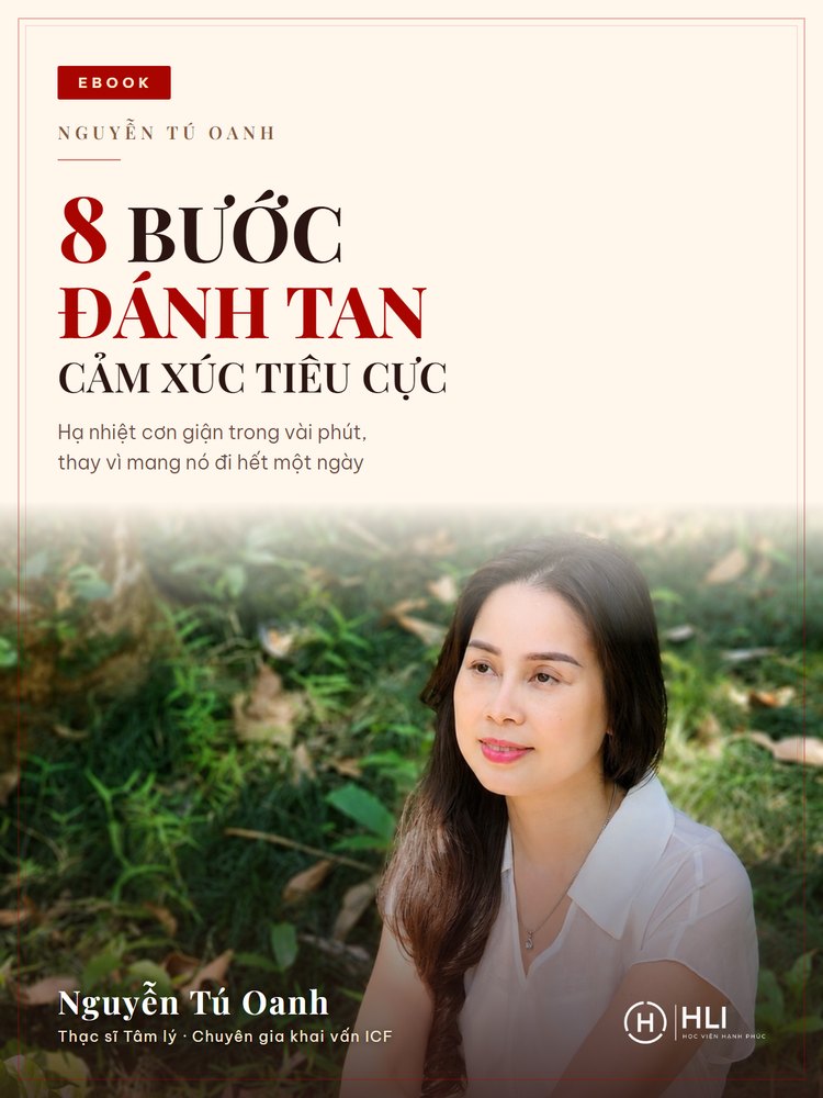 Bìa 8 Bước Đánh Tan Cảm Xúc Tiêu Cực — Nguyễn Tú Oanh